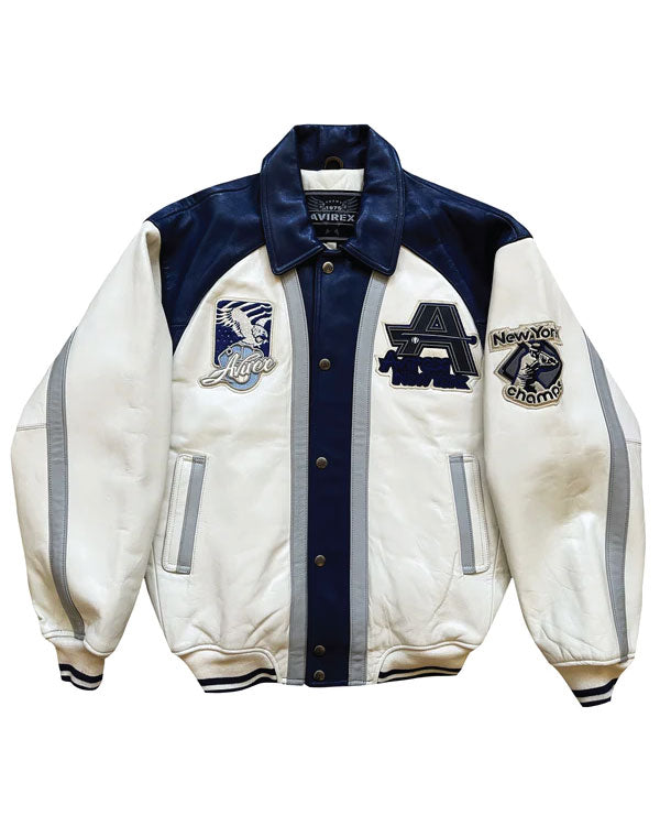 Avirex Champs Leather Varsity Jacket