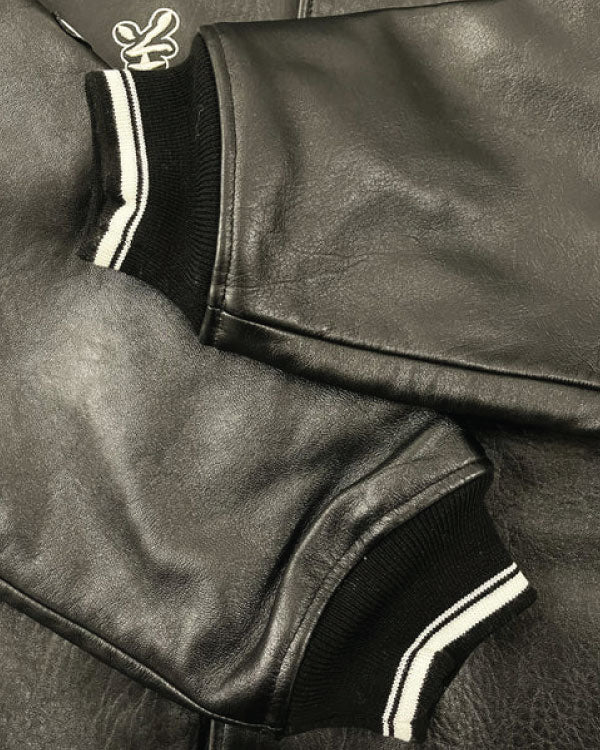 Avirex Grand Master Leather Varsity Jacket