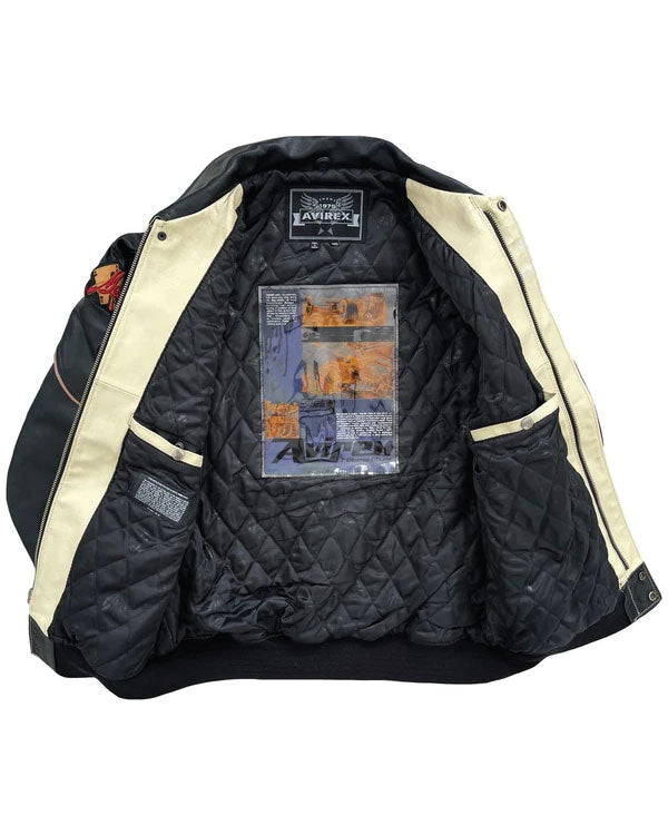Avirex Leather Varsity Jacket