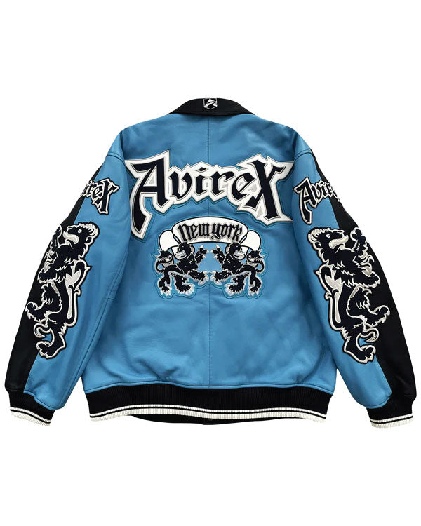 Avirex Lions Leather Varsity Jacket