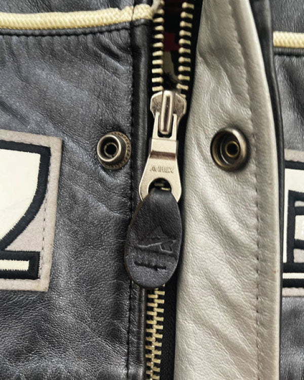 Avirex New York Basketball Leather Varsity Jacket