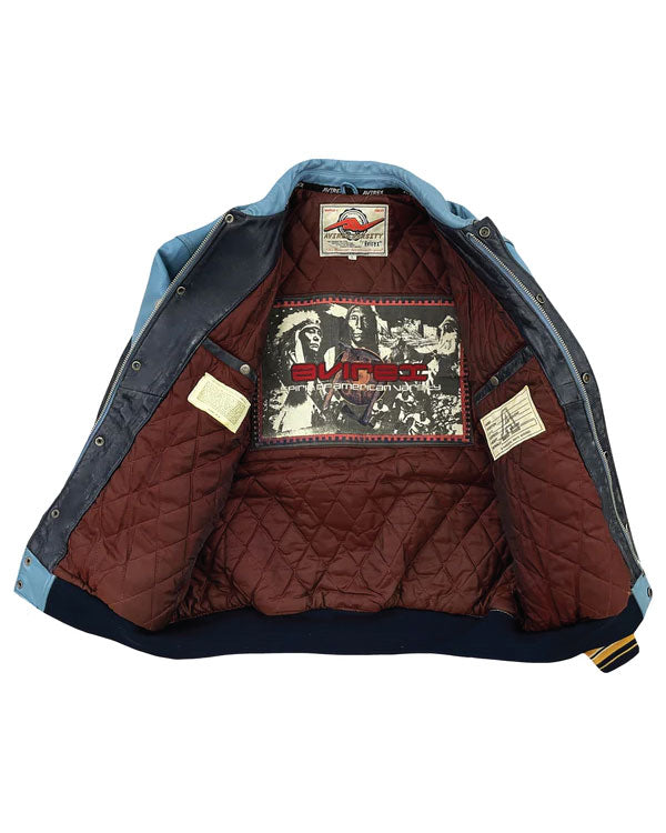Avirex New York Leather Varsity Jacket