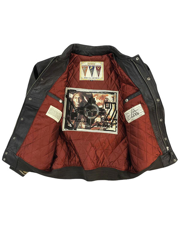 Avirex Senecas Leather Varsity Jacket