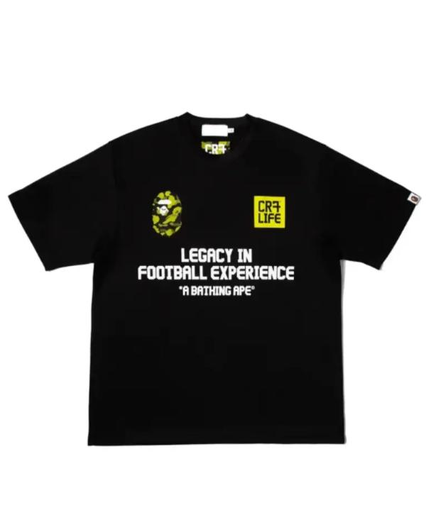 BAPE X CR7 Life Multi Logo Poly Relaxed Fit Jersey