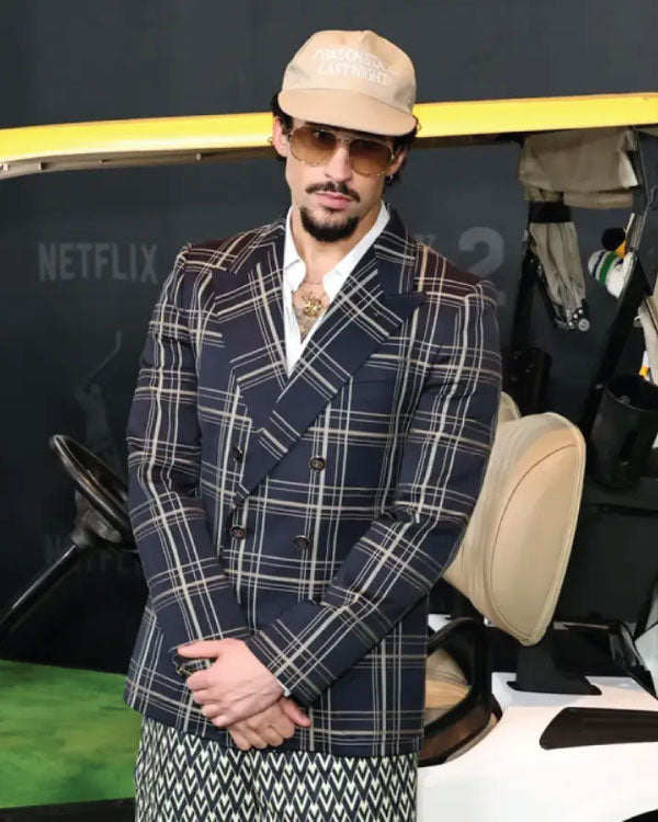 Bad Bunny Happy Gilmore 2 NYC Premiere Blazer