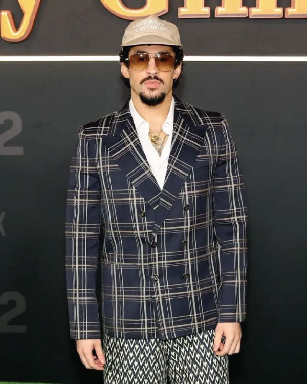 Bad Bunny Happy Gilmore 2 NYC Premiere Blazer