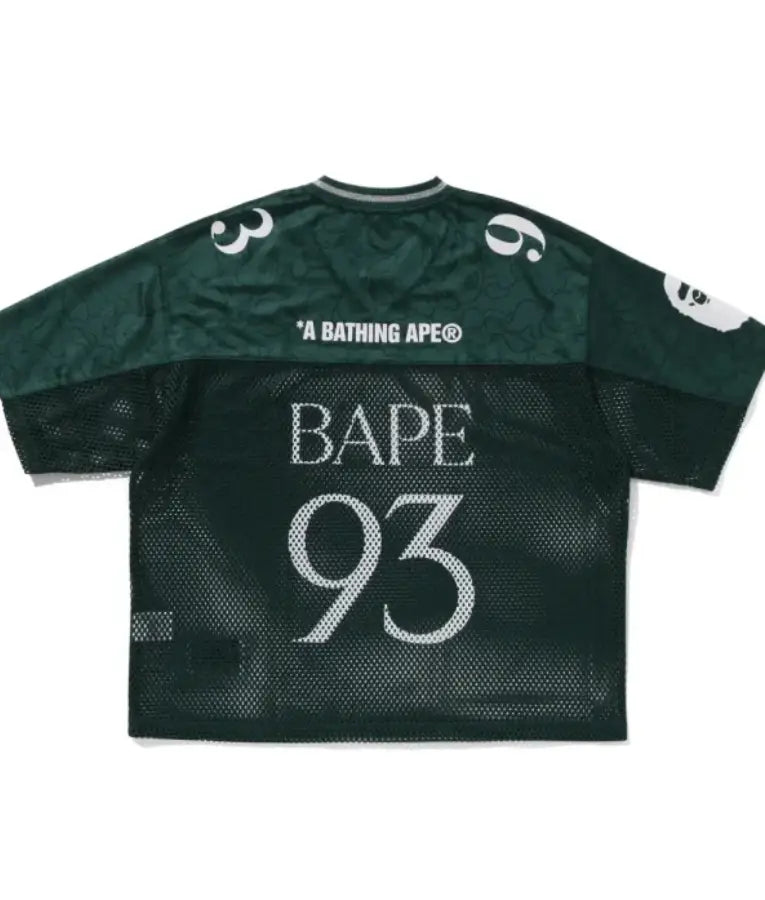 Bape Line Camo Multi Logo Football Jersey