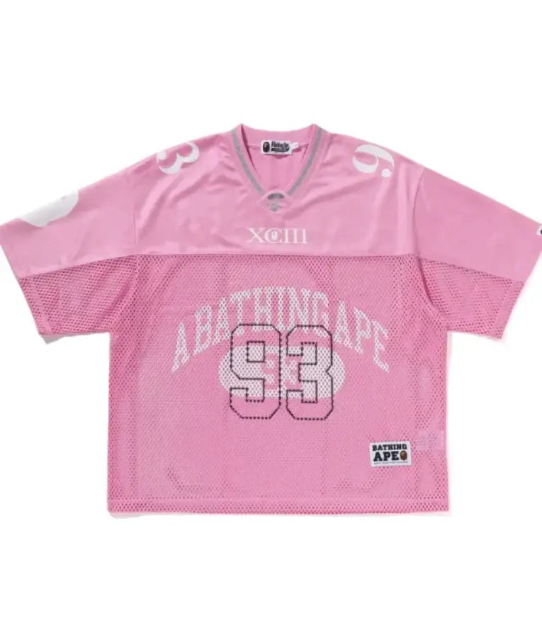 Bape Line Camo Multi Logo Football Jersey