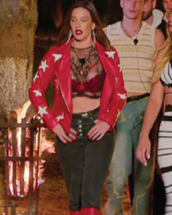 Battle Camp S01 Polly Brindle Leather Jacket