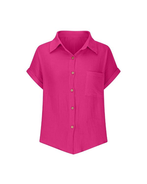 Baylen Out Loud S02 Baylen Dupree Pink Button Down Shirt