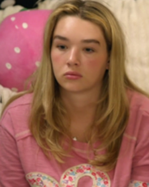 Baylen Out Loud S02 Baylen Dupree Pink Floral Flower T-Shirt