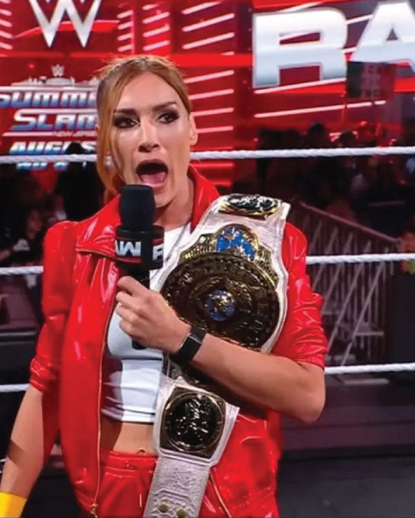 Becky Lynch WWE Monday Night RAW Red Jacket
