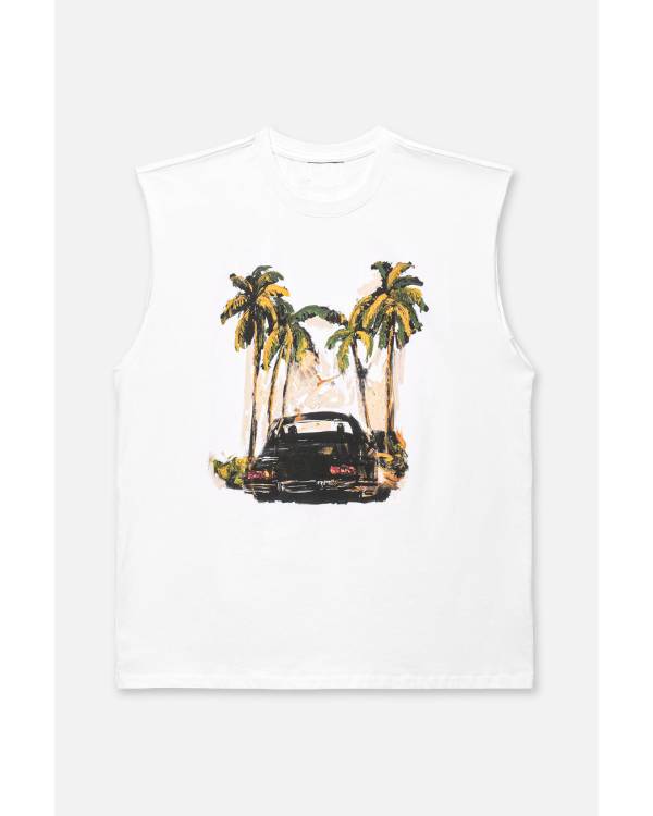 Bel-Air Jabari Banks Palm Graphic Tank
