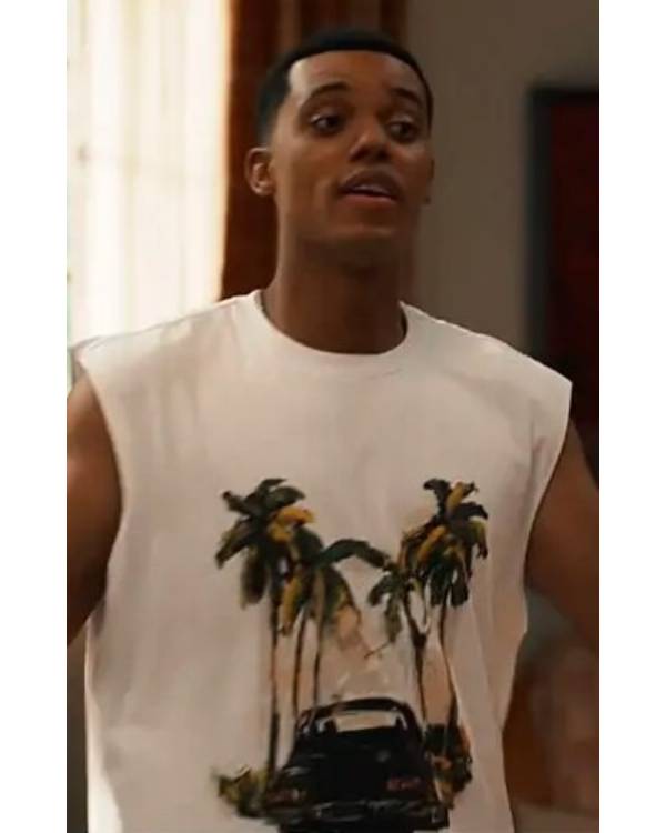 Bel-Air Jabari Banks Palm Graphic Tank