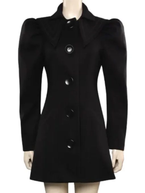 Poor Things 2023 Emma Stone Black Coat