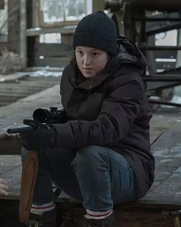 Bella Ramsey The Last of Us Brown Jacket