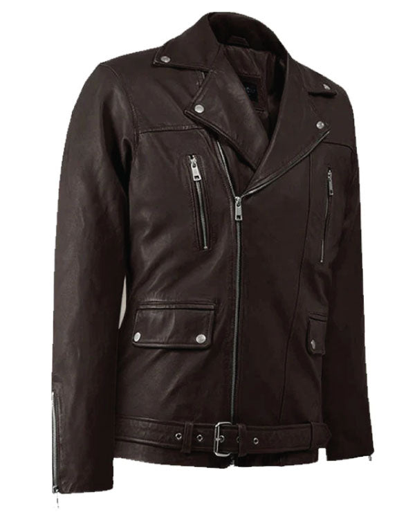 Motorcycle Dauntless Brown Biker Leather Jacket