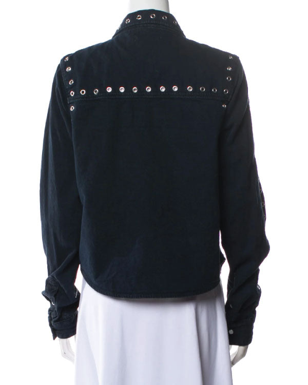 Beyond The Gates 2025 Eva Thomas Grommet Studded Trim Jacket