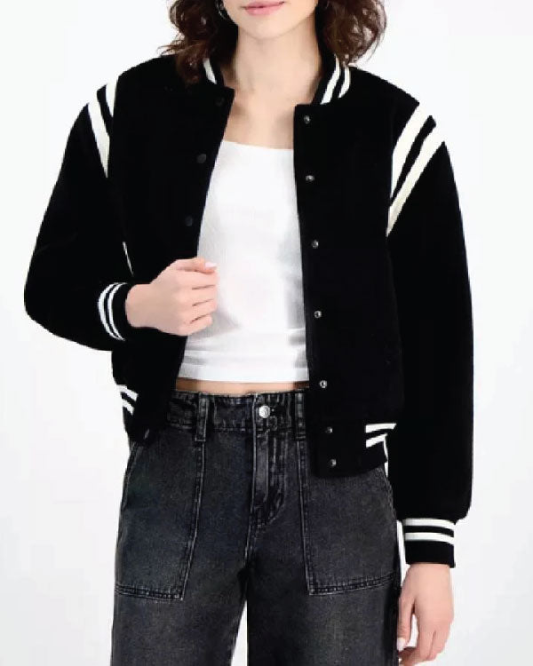 Beyond The Gates 2025 Jessica Striped Bomber Jacket