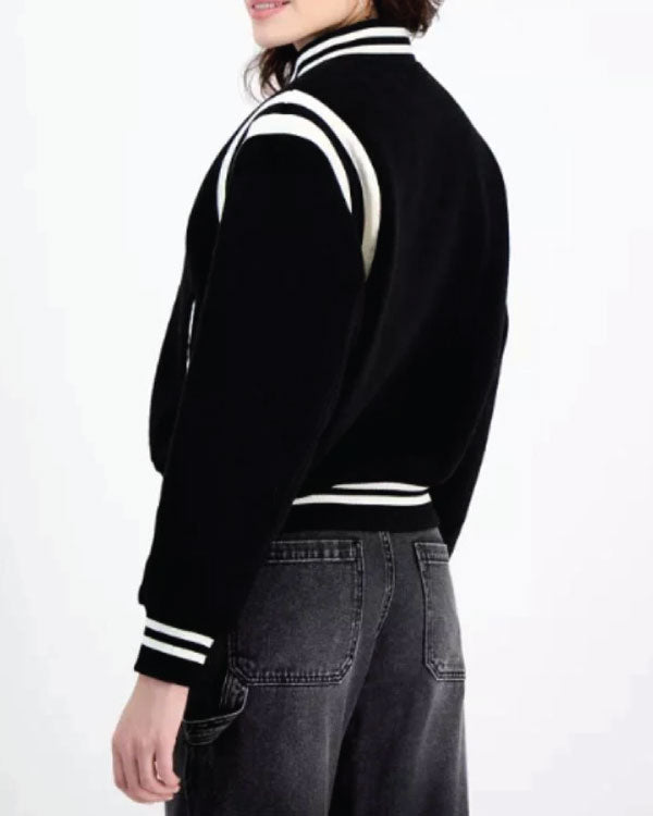 Beyond The Gates 2025 Jessica Striped Bomber Jacket