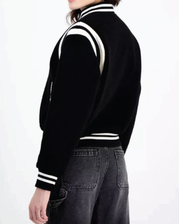 Beyond The Gates 2025 Jessica Striped Bomber Jacket