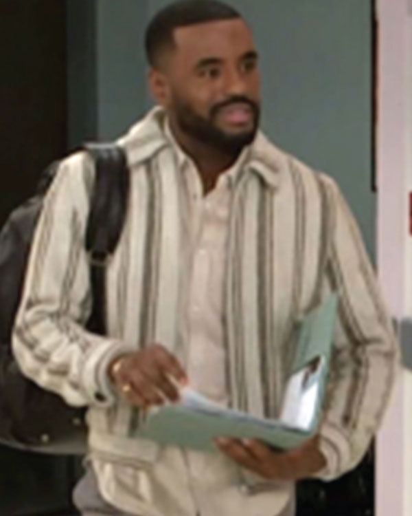 Beyond The Gates 2025 Sean Freeman Beige Striped Jacket