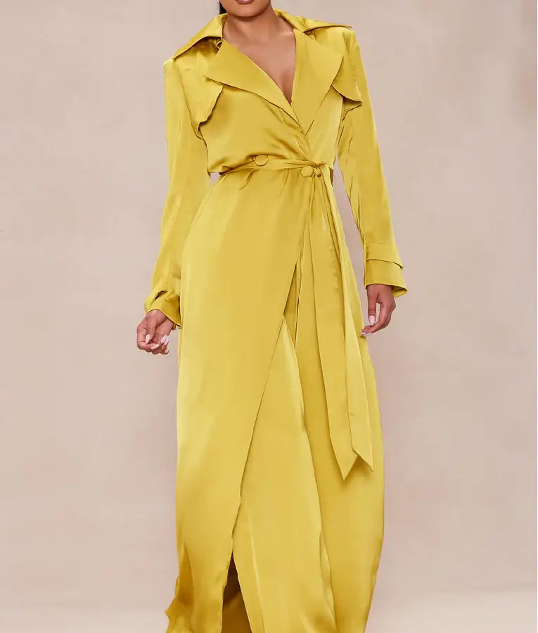 Beyond The Gates 2025 Dani Dupree Satin Trench Coat