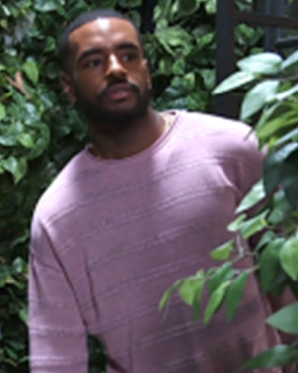 Beyond The Gates 2025 Sean Freeman Pink Textured Sweater