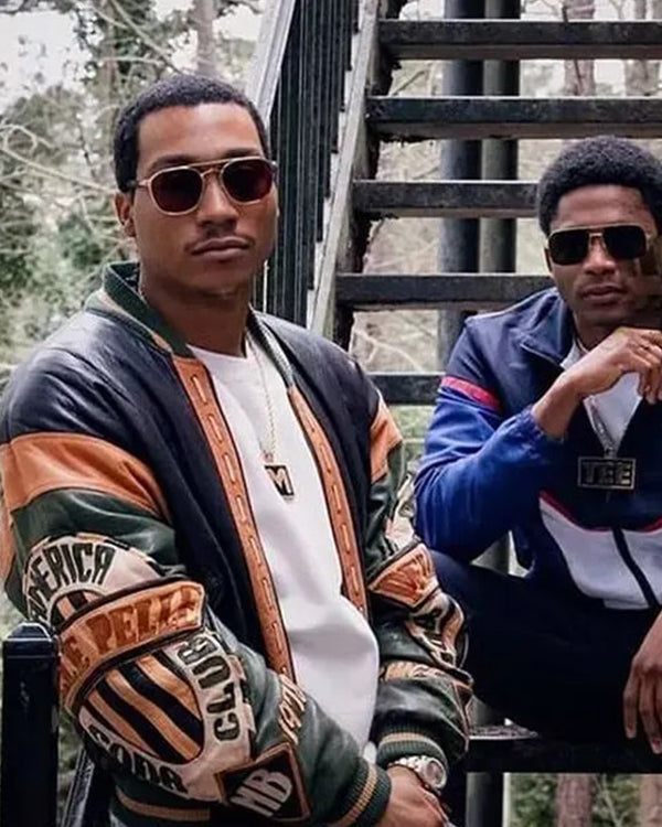 Big Meech Flenory BMF S03 Bomber Leather Jacket