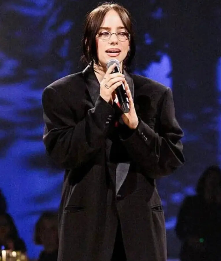 Billie Eilish Nat Gala Black Blazer