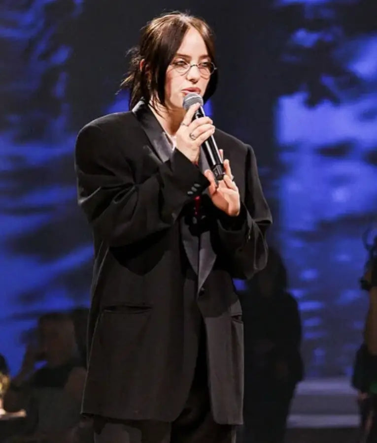 Billie Eilish Nat Gala Black Blazer