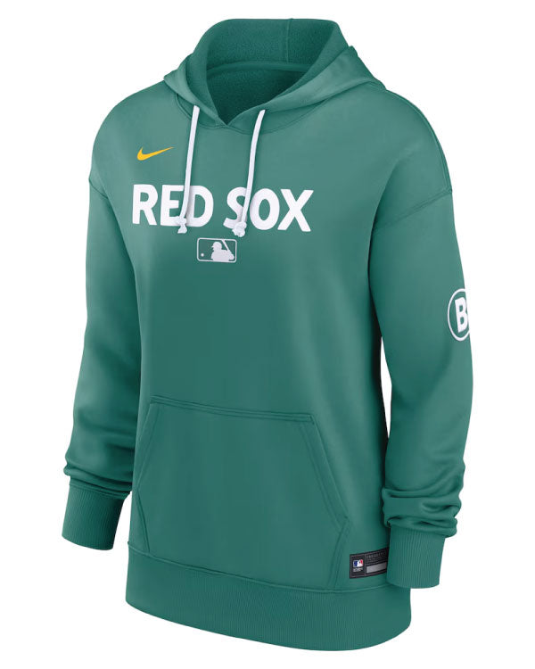 Boston Red Sox Nike Green 2025 City Connect Authentic Collection Performance Hoodie