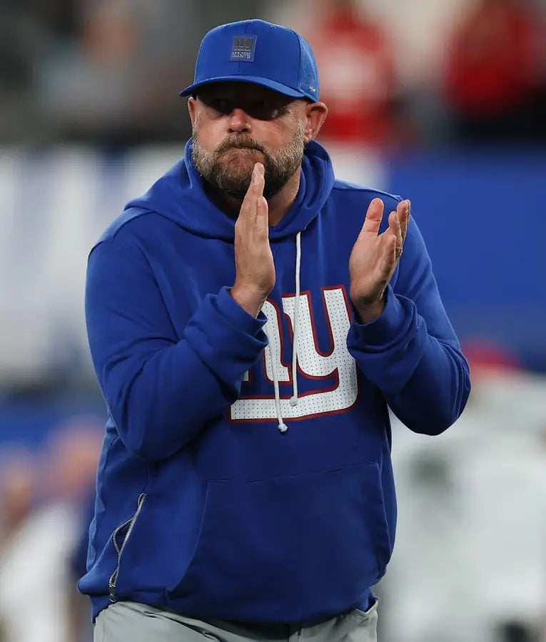 Brian Daboll New York Giants Blue Hoodie