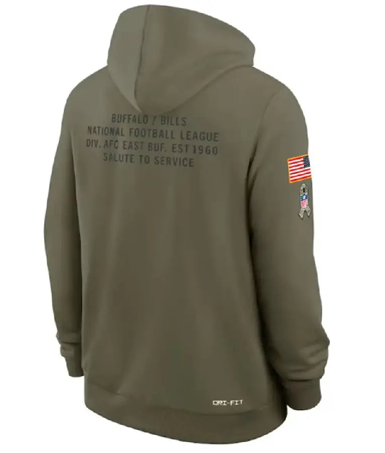 Buffalo Bills 2025 Salute To Service Hoodie