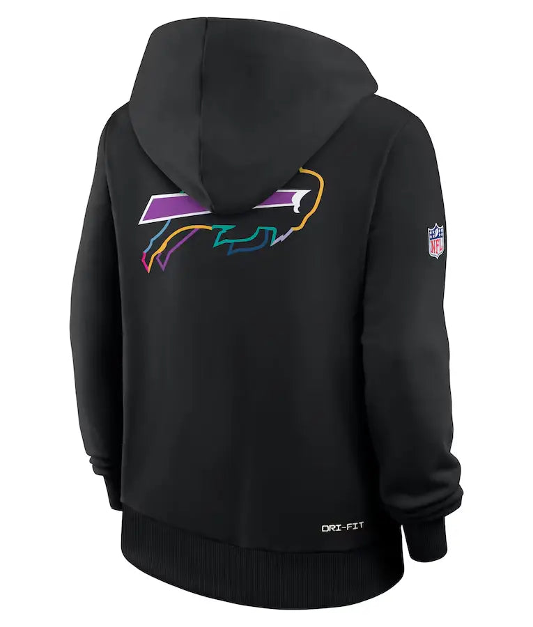 Buffalo Bills Black 2025 Crucial Catch Hoodie
