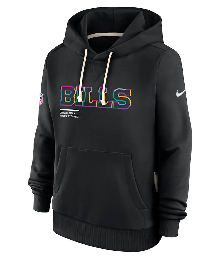 Buffalo Bills Black 2025 Crucial Catch Hoodie
