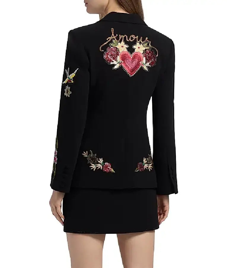 CBS Mornings Jen Hatmaker Embellished Blazer