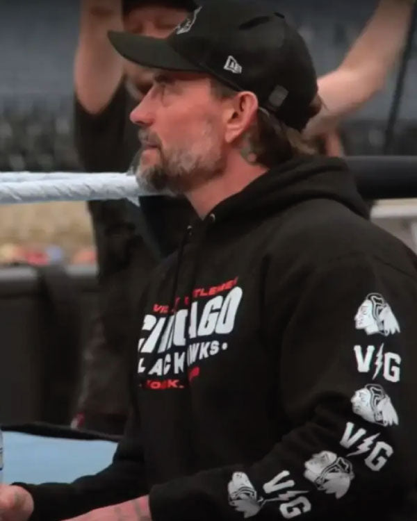 CM Punk WWE: Unreal Black Hoodie