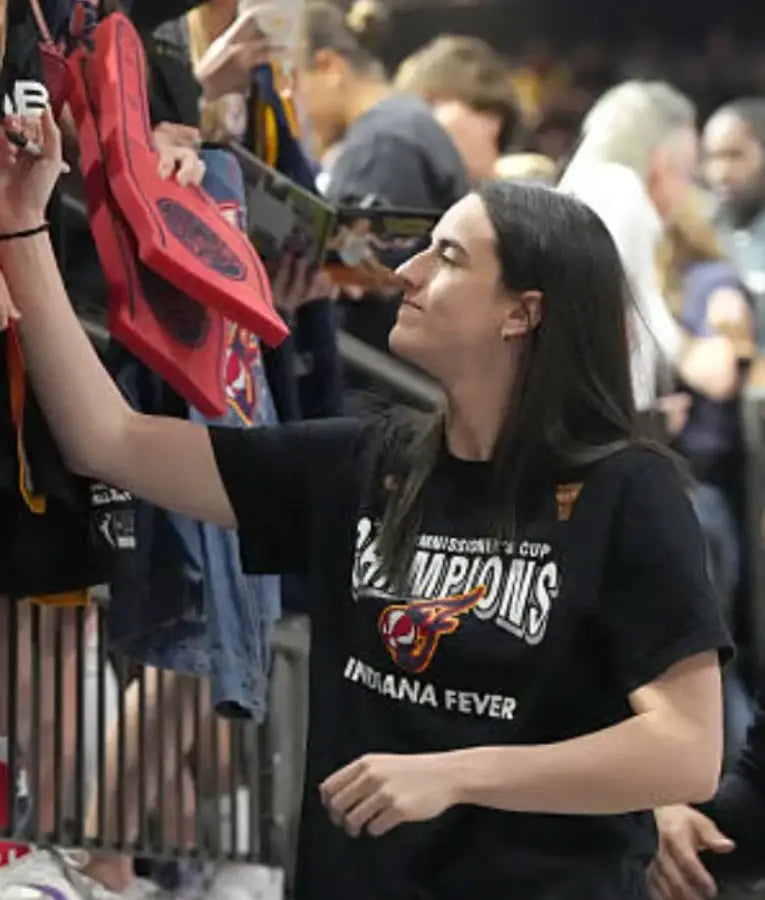 Caitlin Clark 2025 Commissioners Cup Champions T-Shirt