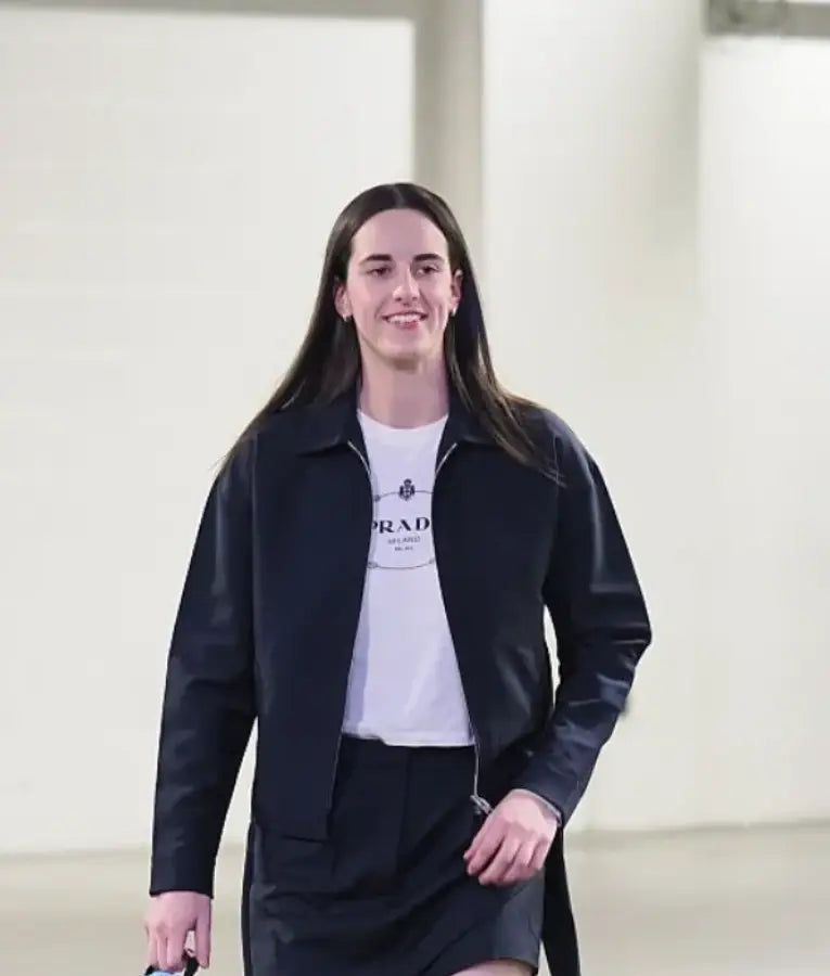 Caitlin Clark Gainbridge Fieldhouse Black Jacket