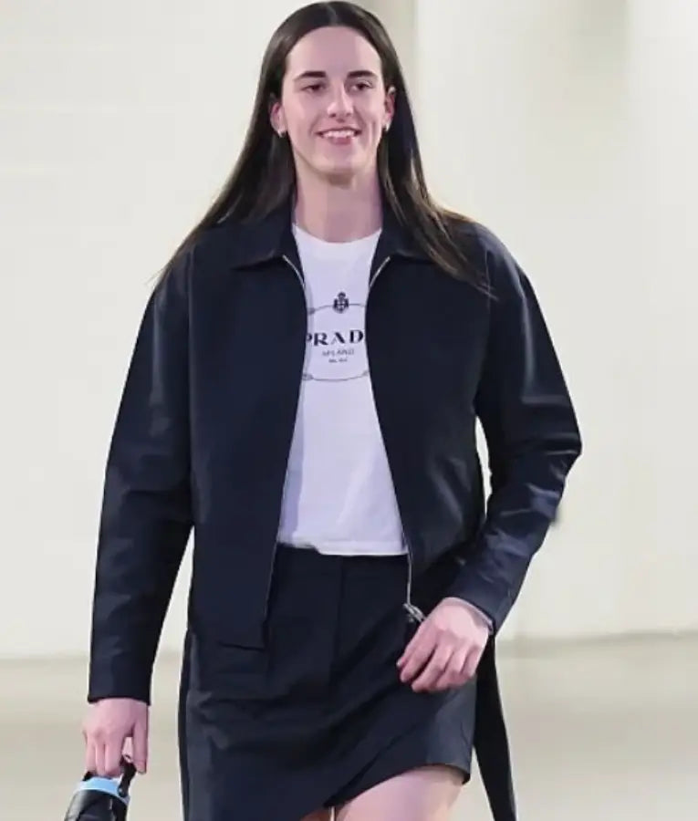 Caitlin Clark Gainbridge Fieldhouse Black Jacket