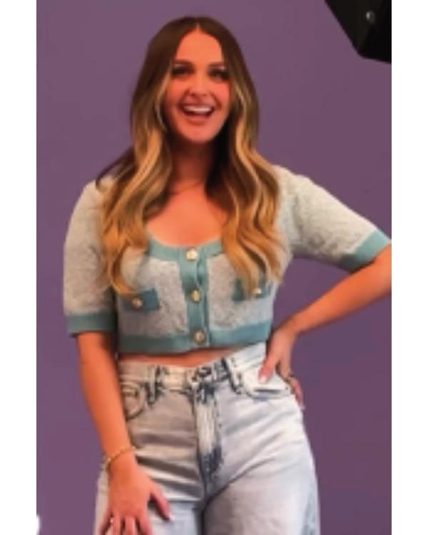 Call It What It Is Camilla Luddington Scoop Neck Sweater