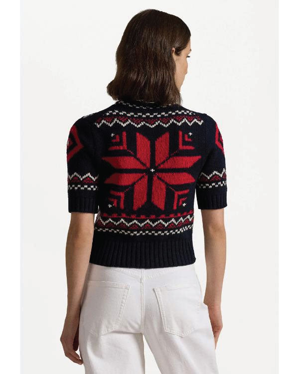 Call It What It Is Camilla Luddington Snowflake Sweater