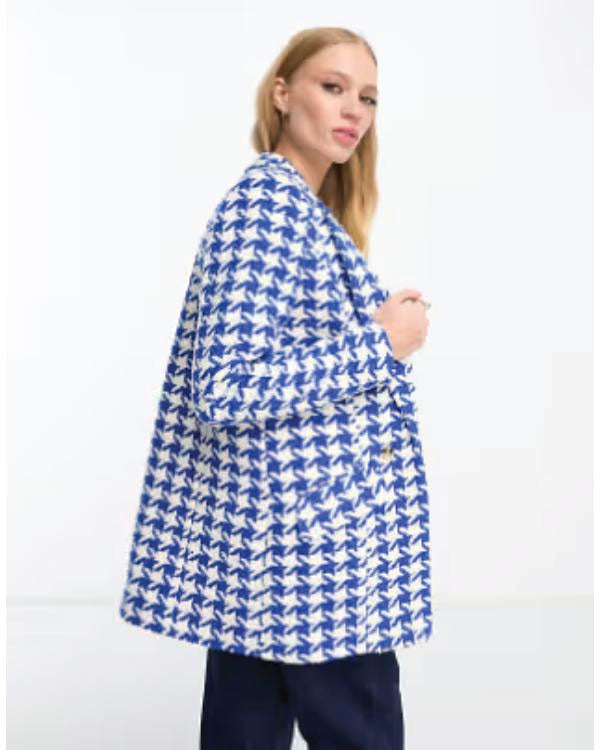 Call Me Bae S01 Ananya Panday Blue Houndstooth Blazer