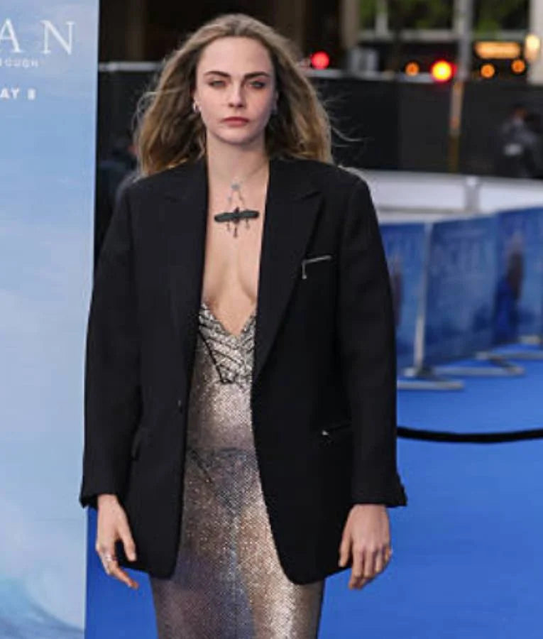 Cara Delevingne Ocean Met Gala 2025 Black Blazer