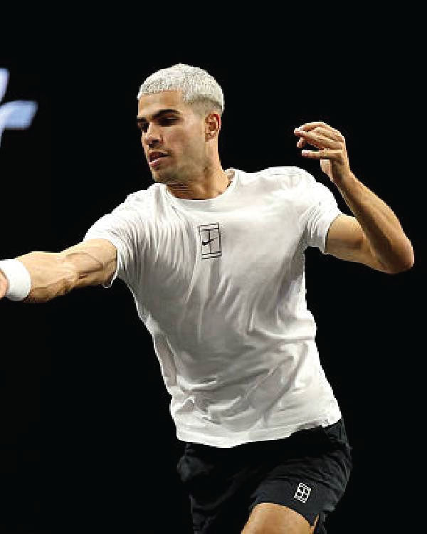 Carlos Alcaraz Team Europe Laver Cup White T-Shirt