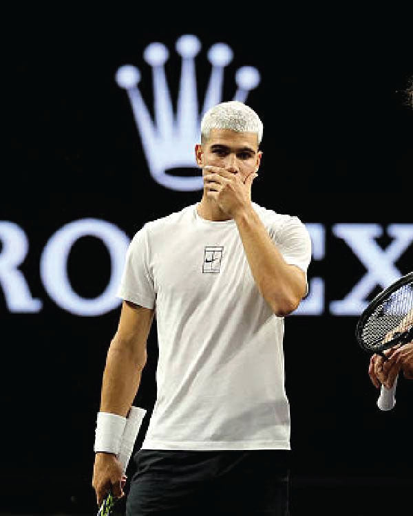 Carlos Alcaraz Team Europe Laver Cup White T-Shirt