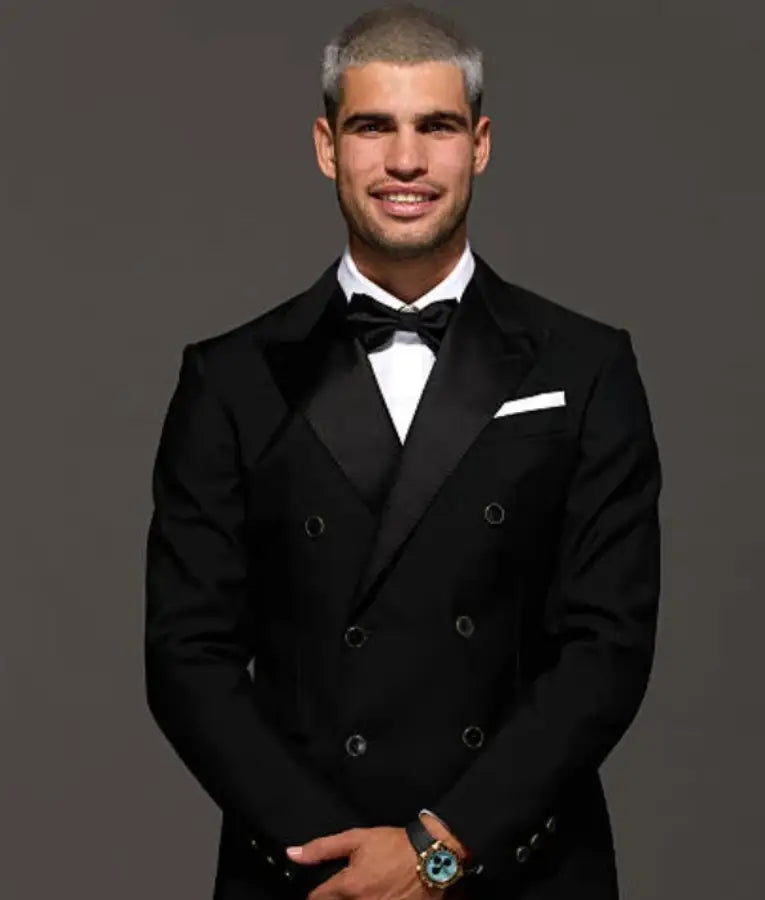 Carlos Alcaraz 2025 Laver Cup Opening Night Gala Black Blazer