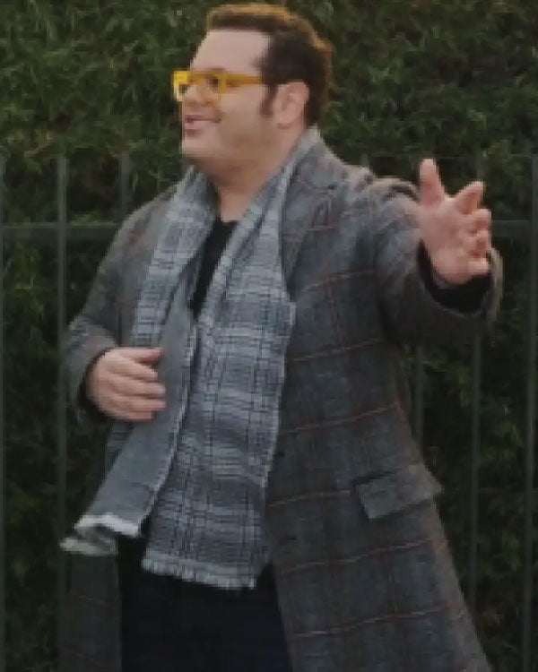 Celebrity IOU S10 Josh Gadd Plaid Coat