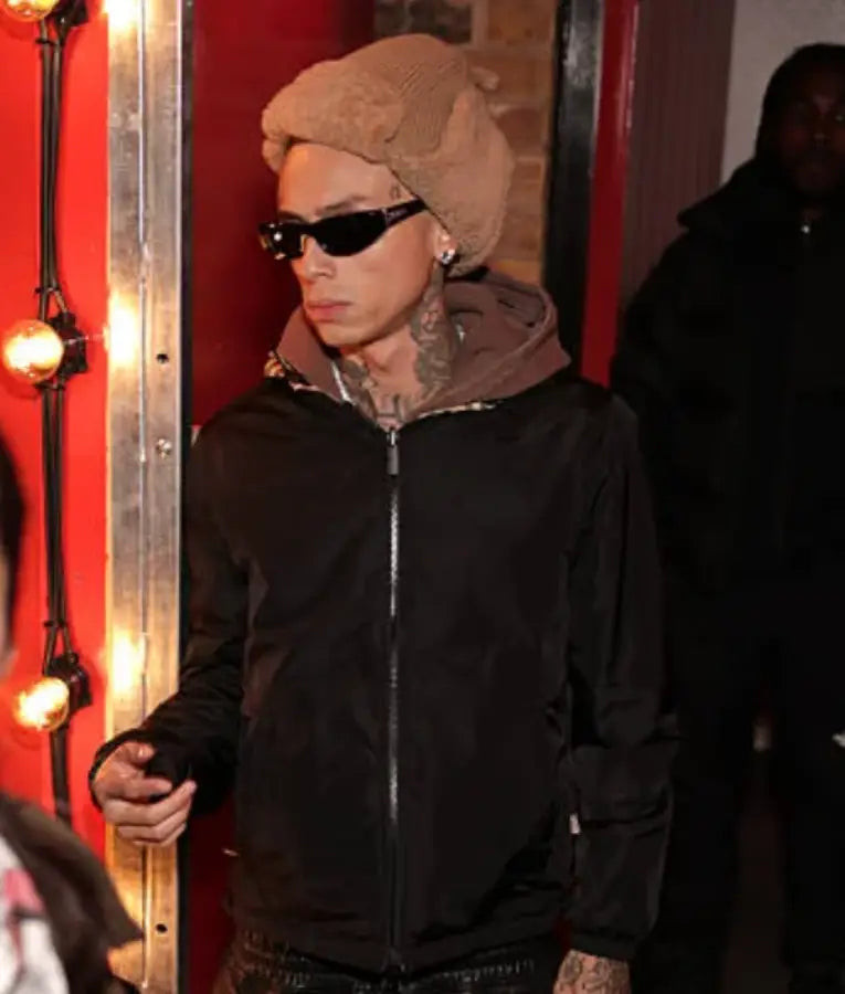 Central Cee 2025 LFW After Party Black Jacket
